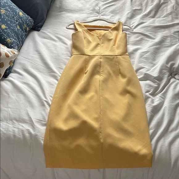 WHBM Yellow Sleeveless Sheath Dress - Picture 8 of 14